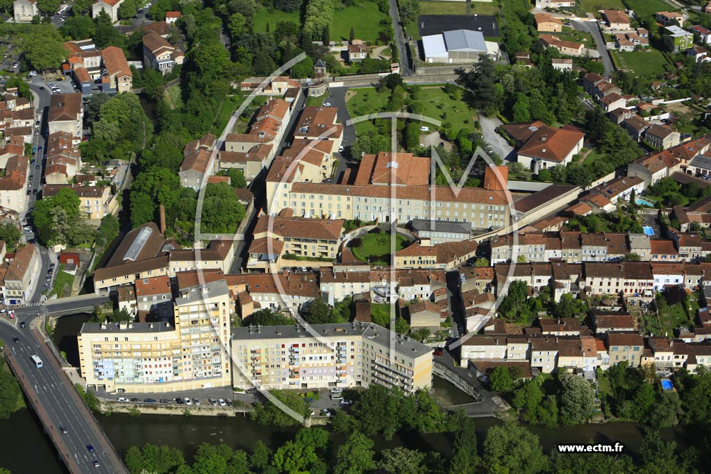 Photo arienne de Castres (Rs. Du Pont Bas)