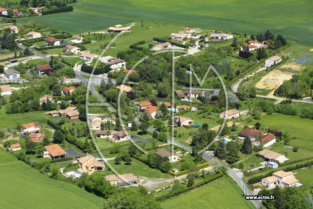 Photo arienne de Castres (Roucat)