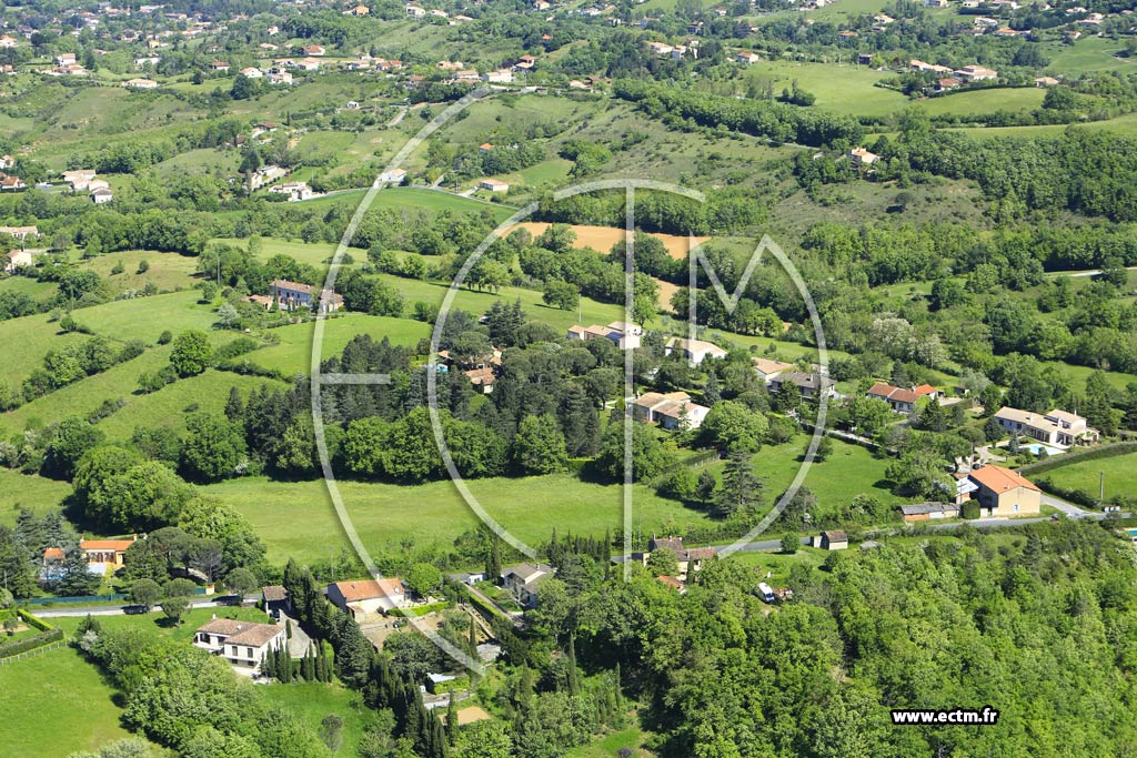 Photo arienne de Castres (Saint-Hyppolyte)