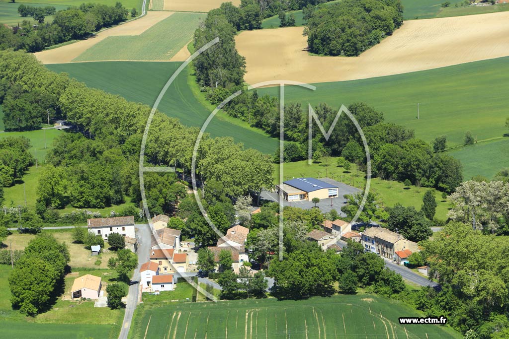 Photo arienne de Cuq (La Mouline)