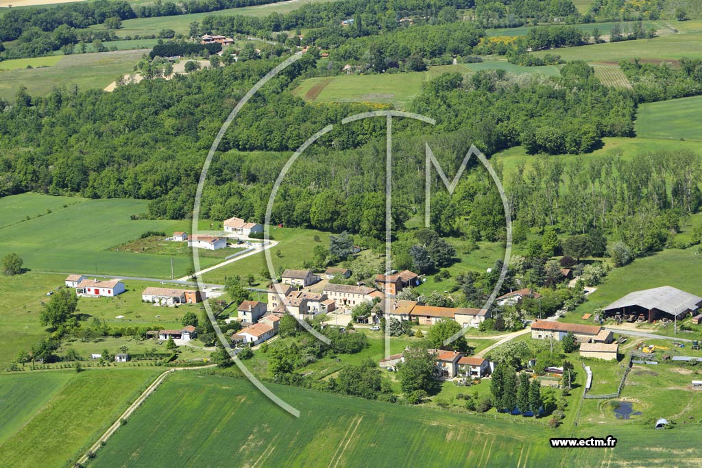 Photo arienne de Damiatte (Le Buguet Haut)