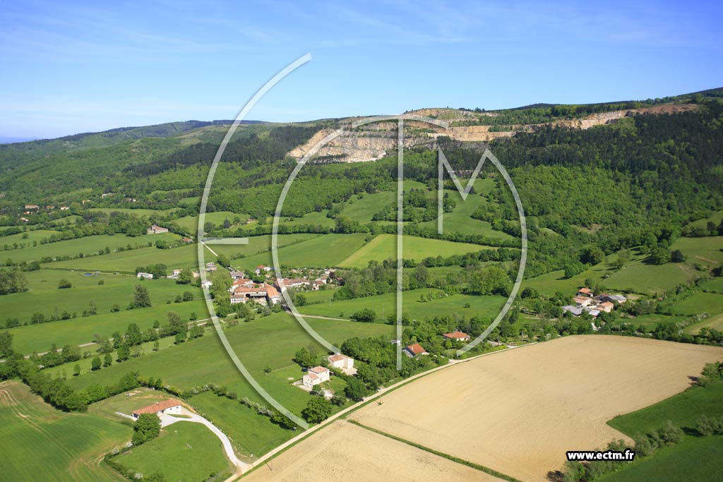 Photo arienne de Dourgne (La Montagnari)