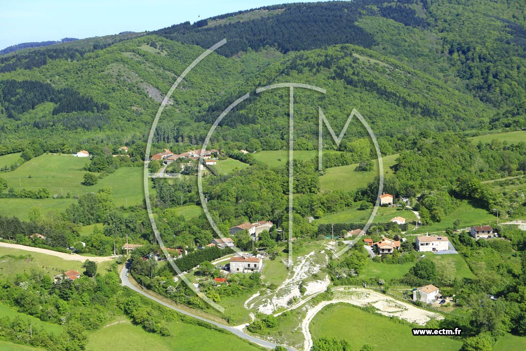 Photo arienne de Escoussens (La Faurini)