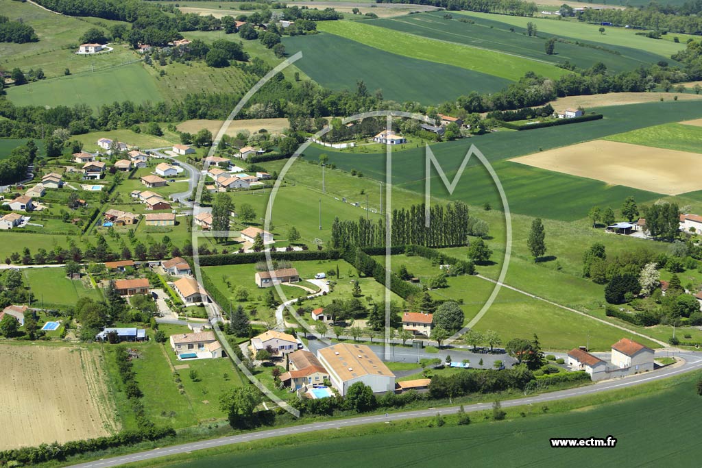 Photo arienne de Frjeville