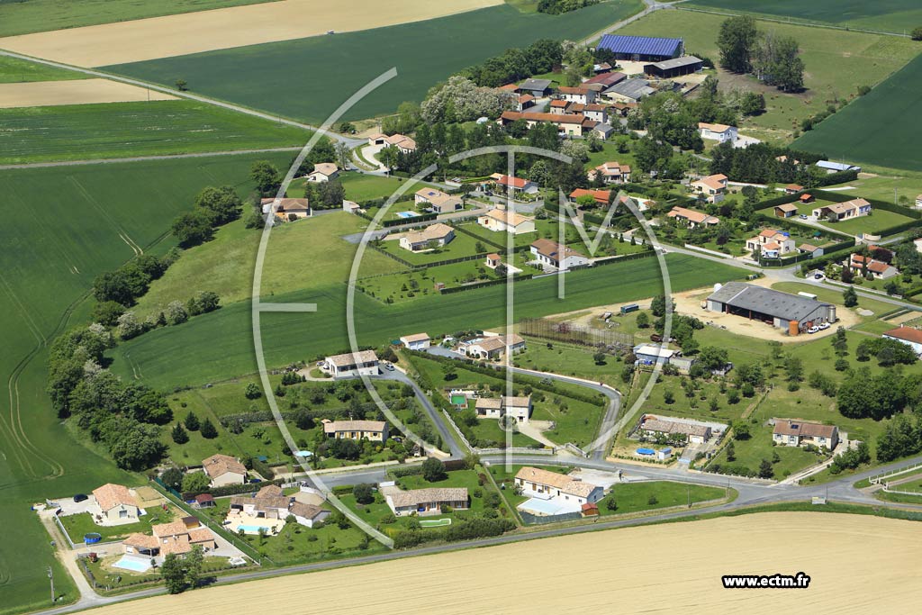 Photo arienne de Frjeville (En Vialatte)