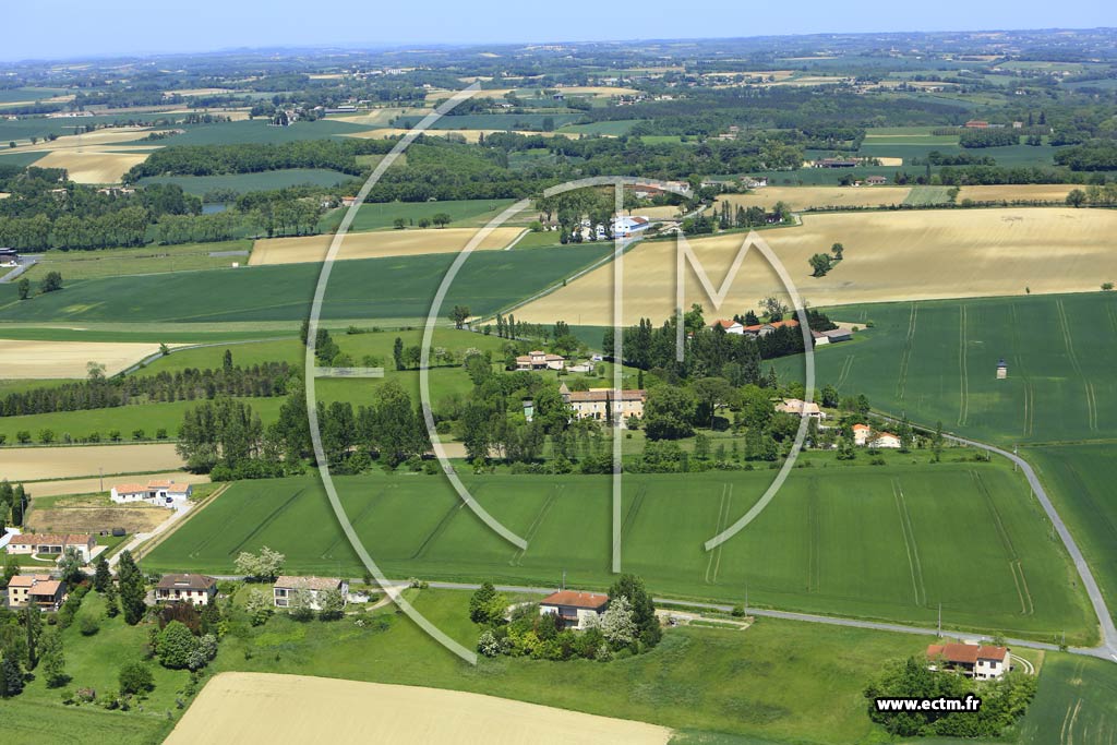 Photo arienne de Frjeville (L'Ourtalari)