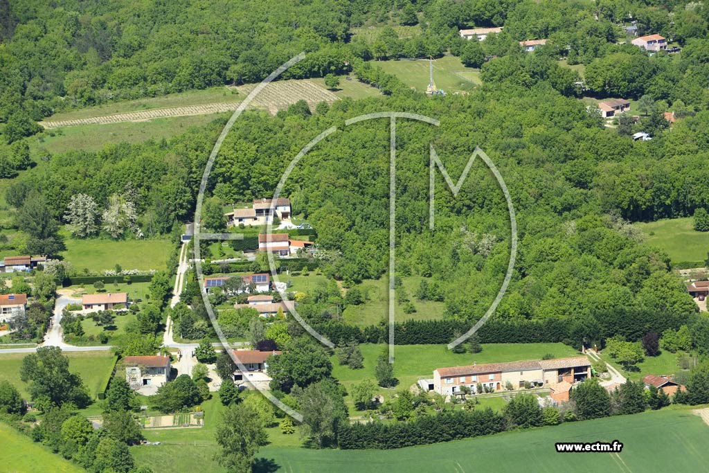 Photo arienne de Guitalens-L'Albarde (Le Moussac)