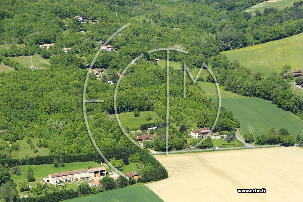 Photo arienne de Guitalens-L'Albarde (Le Moussac)