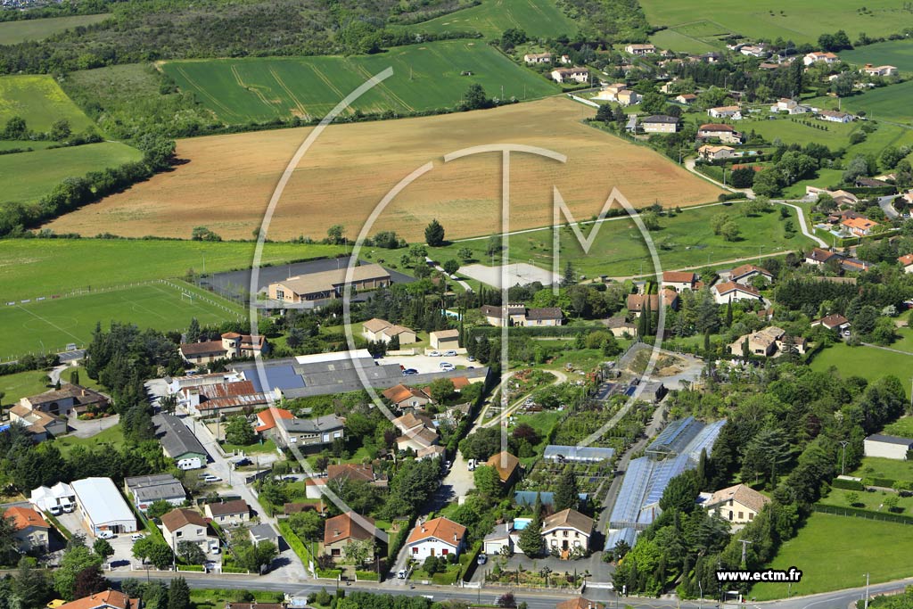 Photo arienne de Lagarrigue