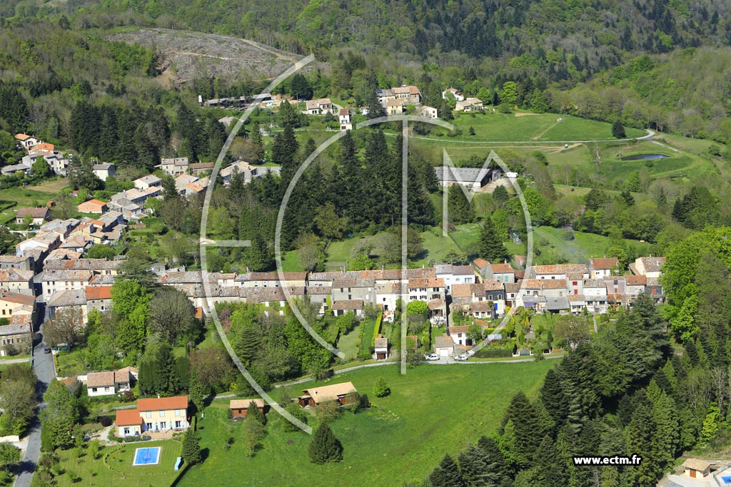 Photo arienne de Les Cammazes