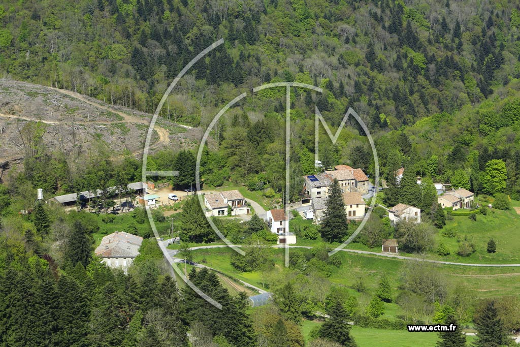 Photo arienne de Les Cammazes