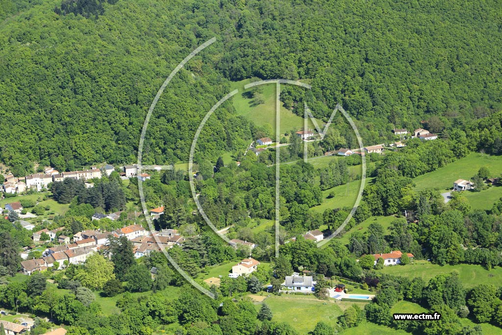 Photo arienne de Massaguel (La Toupinari)