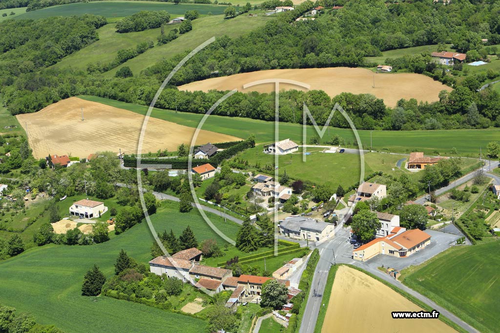 Photo arienne de Montfa