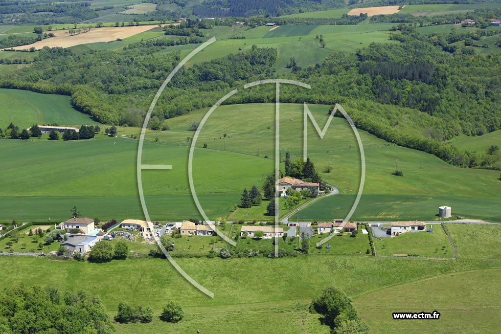 Photo arienne de Montfa