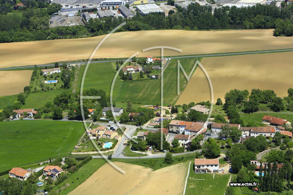 Photo arienne de Navs (Barginac)