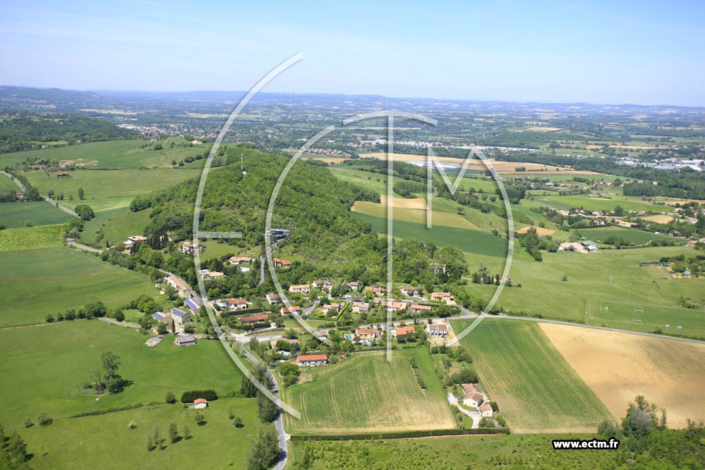 Photo arienne de Navs (Galye)