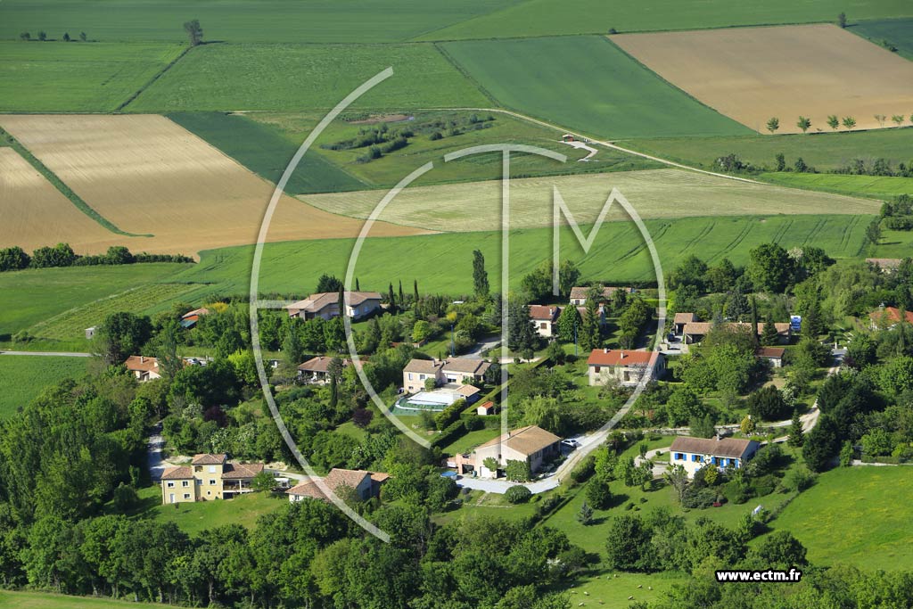 Photo arienne de Saint-Affrique-les-Montagnes