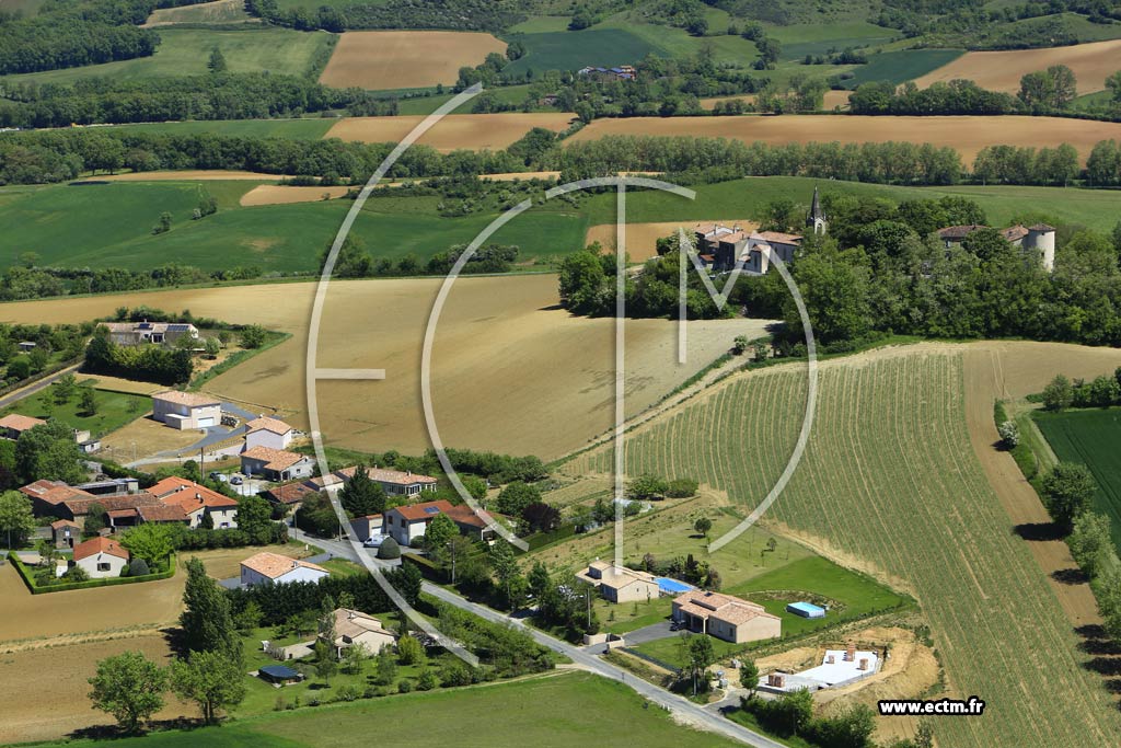 Photo arienne de Saint-Germier (Le Mazet)