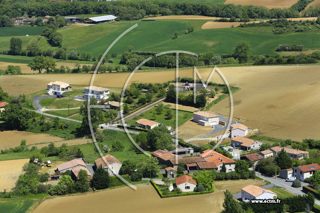 Photo arienne de Saint-Germier (Le Mazet)