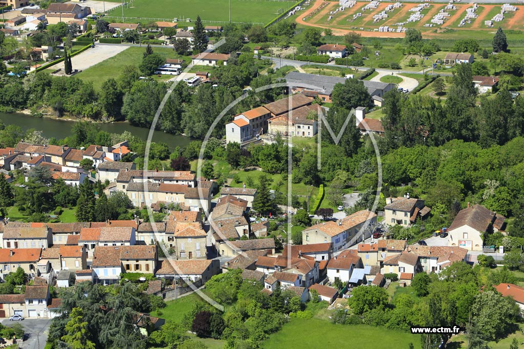 Photo arienne de Saint-Paul-Cap-de-Joux (Centre)