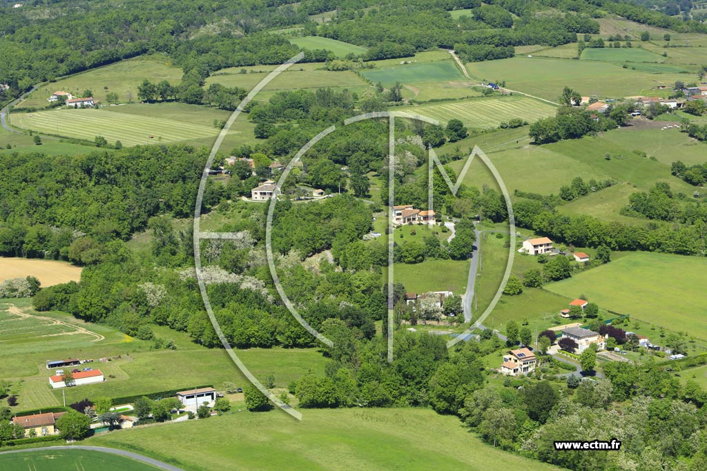 Photo arienne de Servis (Les Bernardis - Le Frayss)