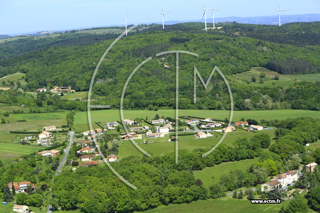 Photo arienne de Servis (Les Fontaines)