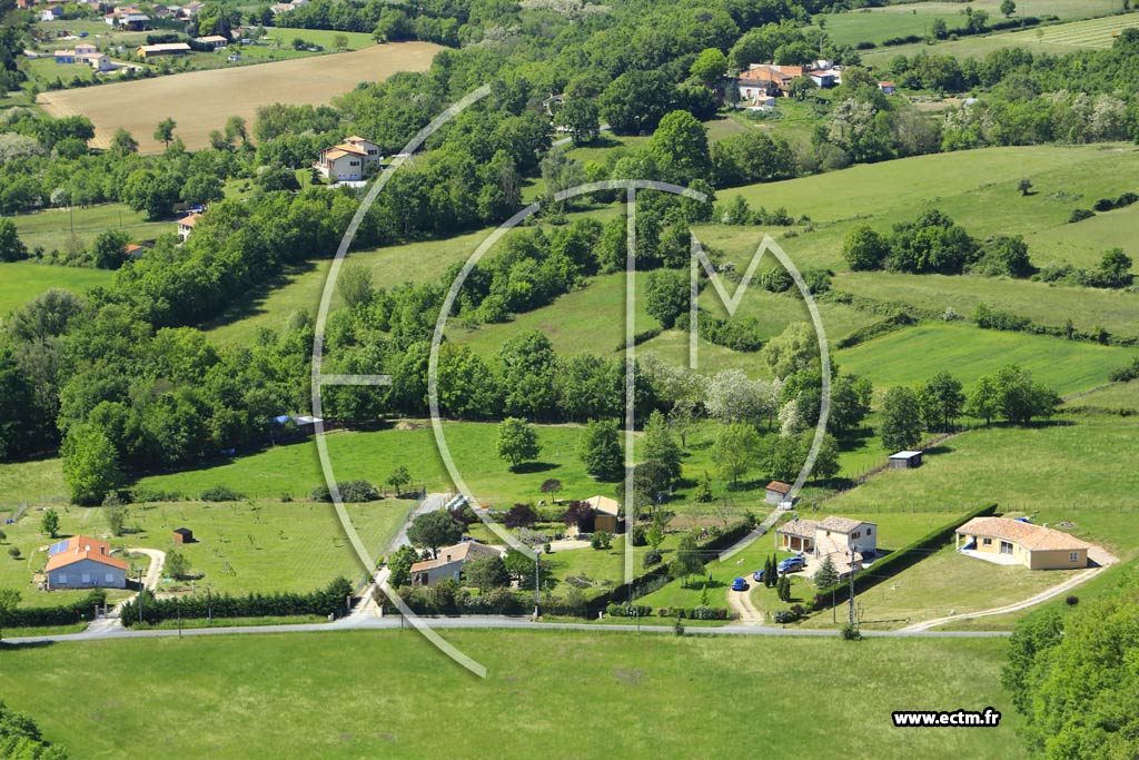 Photo arienne de Servis (Les Fontaines)