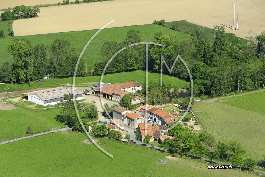 Photo arienne de Verdalle (Le Moulin de Saint-Jean)