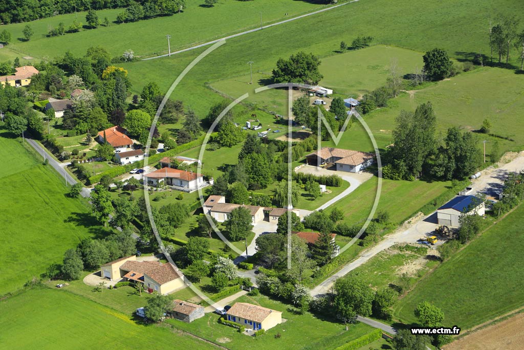 Photo arienne de Verdalle (Plaine Du Sgars)