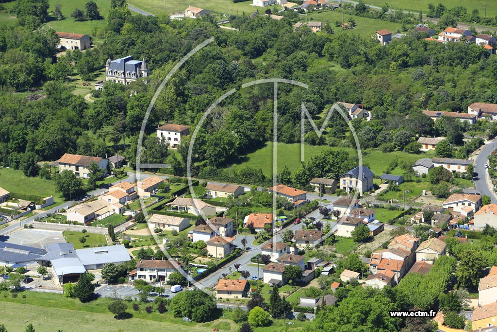 Photo arienne de Vielmur-sur-Agout