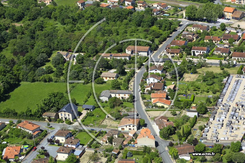 Photo arienne de Vielmur-sur-Agout