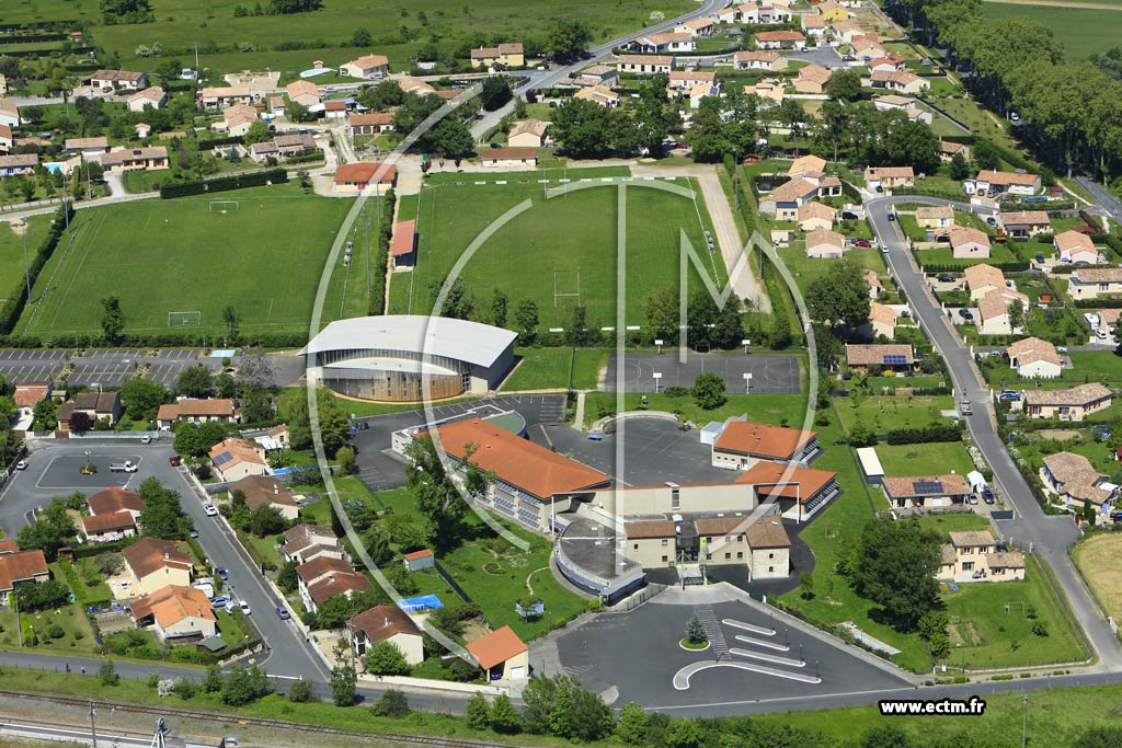 Photo arienne de Vielmur-sur-Agout