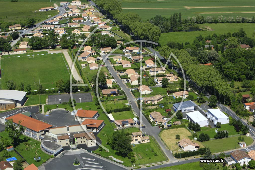 Photo arienne de Vielmur-sur-Agout