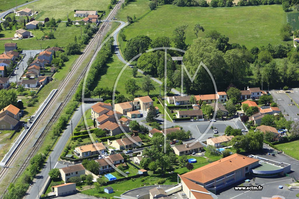 Photo arienne de Vielmur-sur-Agout