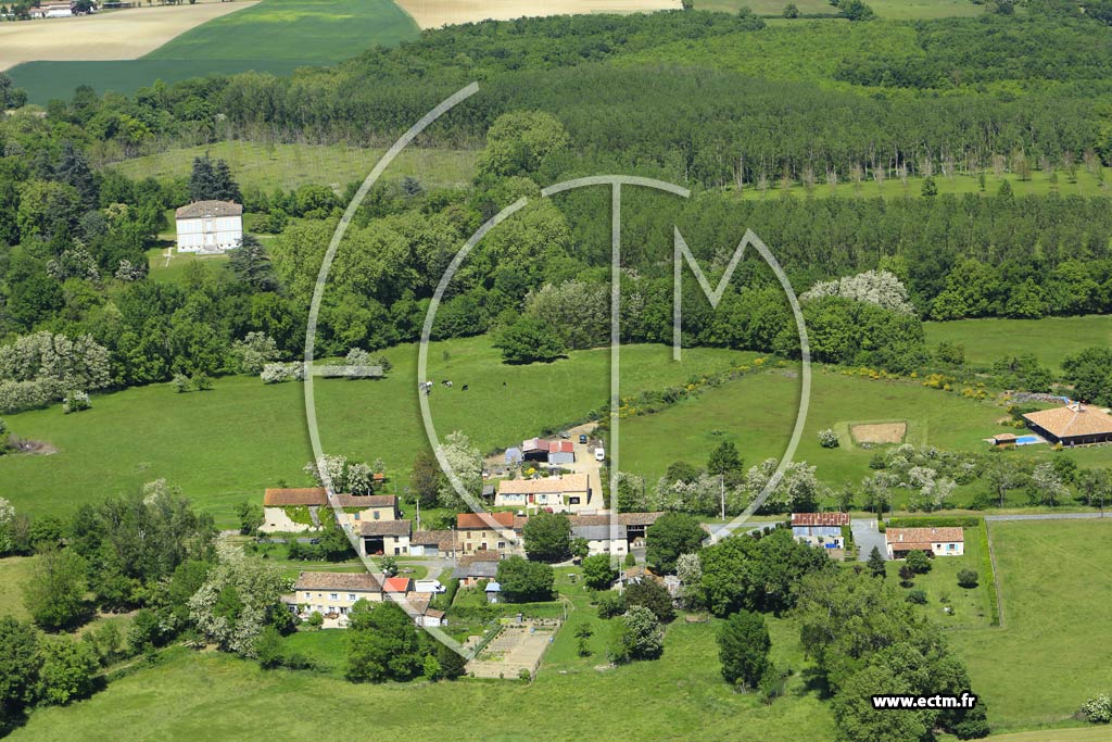 Photo arienne de Vielmur-sur-Agout (La Moulinari)