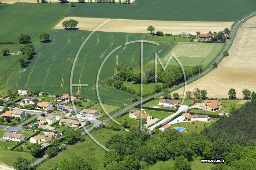 Photo arienne de Vielmur-sur-Agout (Le Grs)
