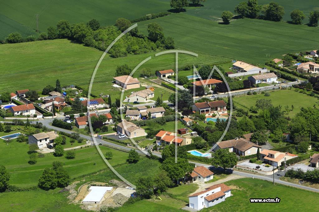 Photo arienne de Vielmur-sur-Agout (Le Grs)