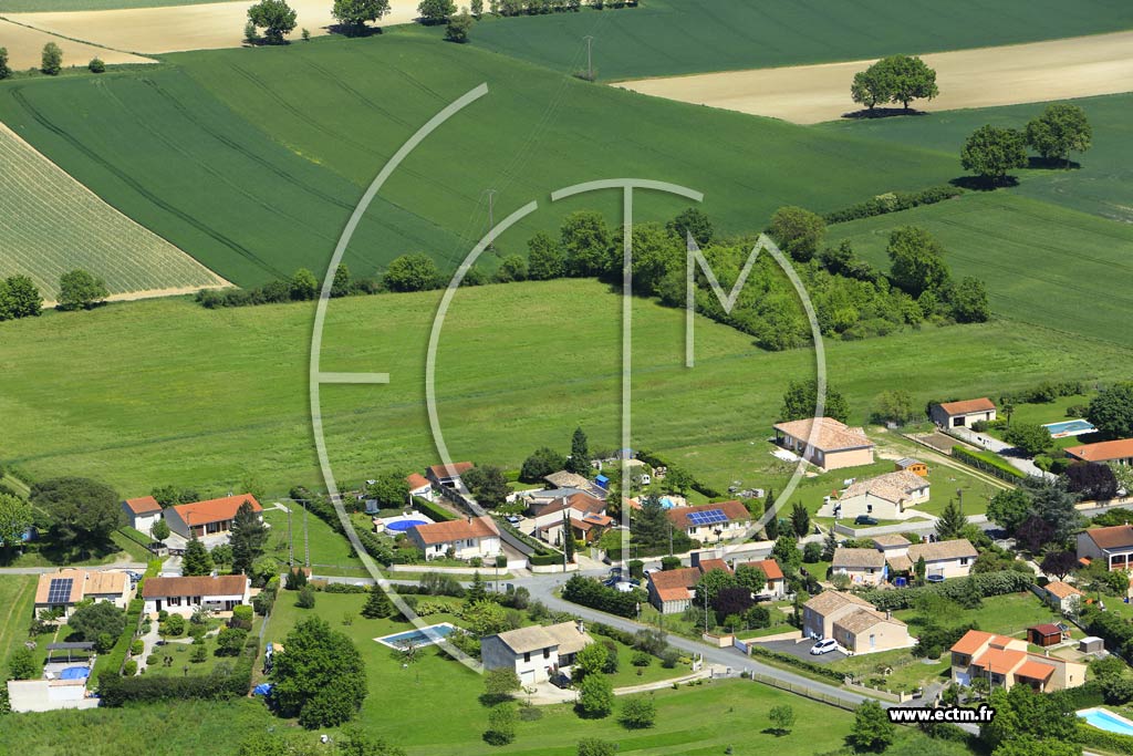 Photo arienne de Vielmur-sur-Agout (Le Grs)