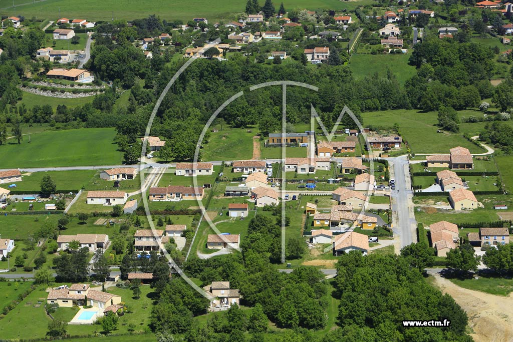 Photo arienne de Viviers-ls-Montagnes