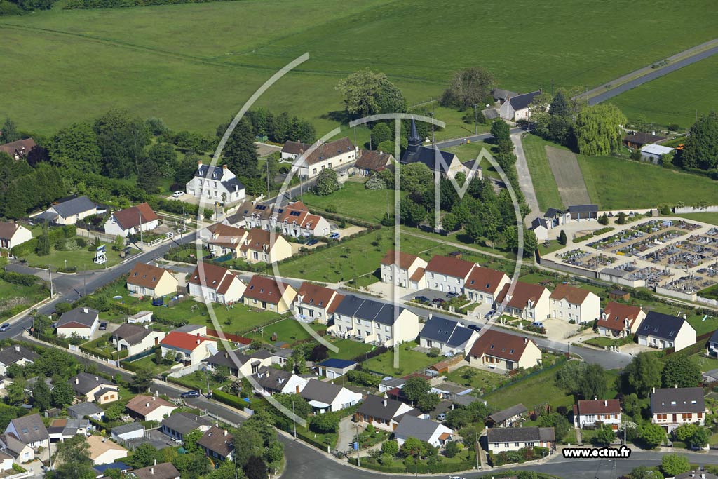 Photo arienne de Boigny-sur-Bionne (le Bosquet du Parc)