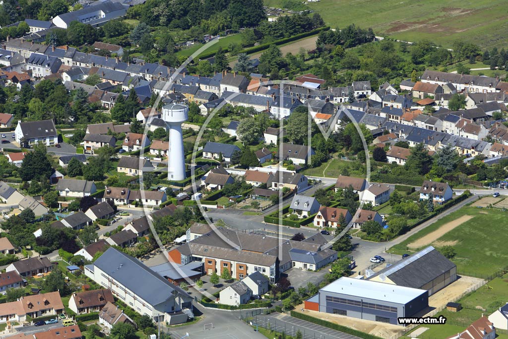 Photo arienne de Clry-Saint-Andr (les Genetires - les Bordes)