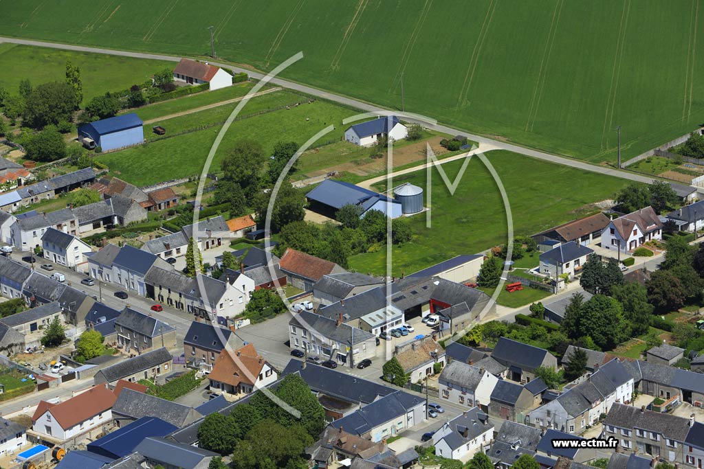 Photo arienne de pieds-en-Beauce