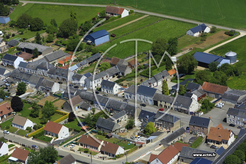 Photo arienne de pieds-en-Beauce
