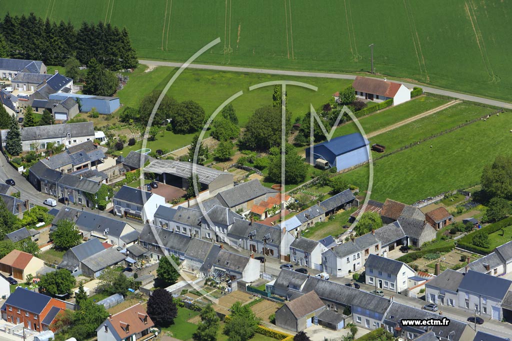 Photo arienne de pieds-en-Beauce