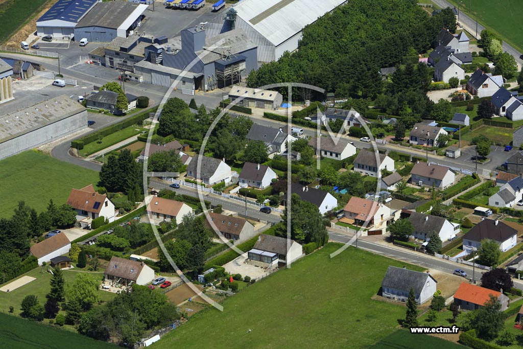 Photo arienne de pieds-en-Beauce