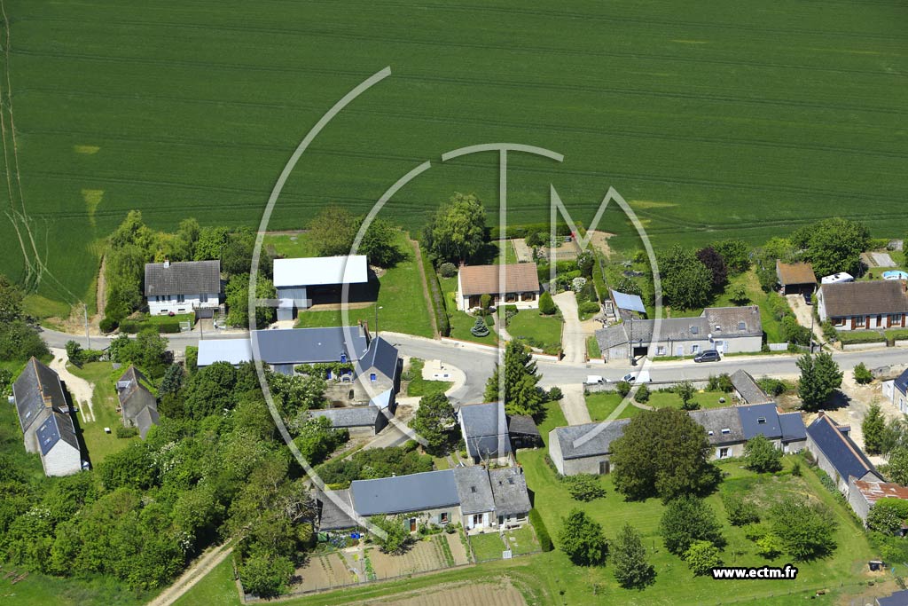 Photo arienne de pieds-en-Beauce (Saintry)
