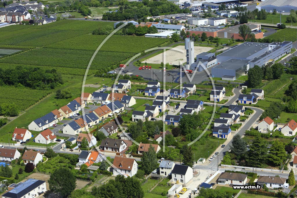 Photo arienne de Fleury-les-Aubrais