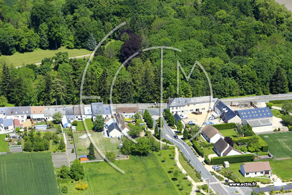 Photo arienne de Huisseau-sur-Mauves
