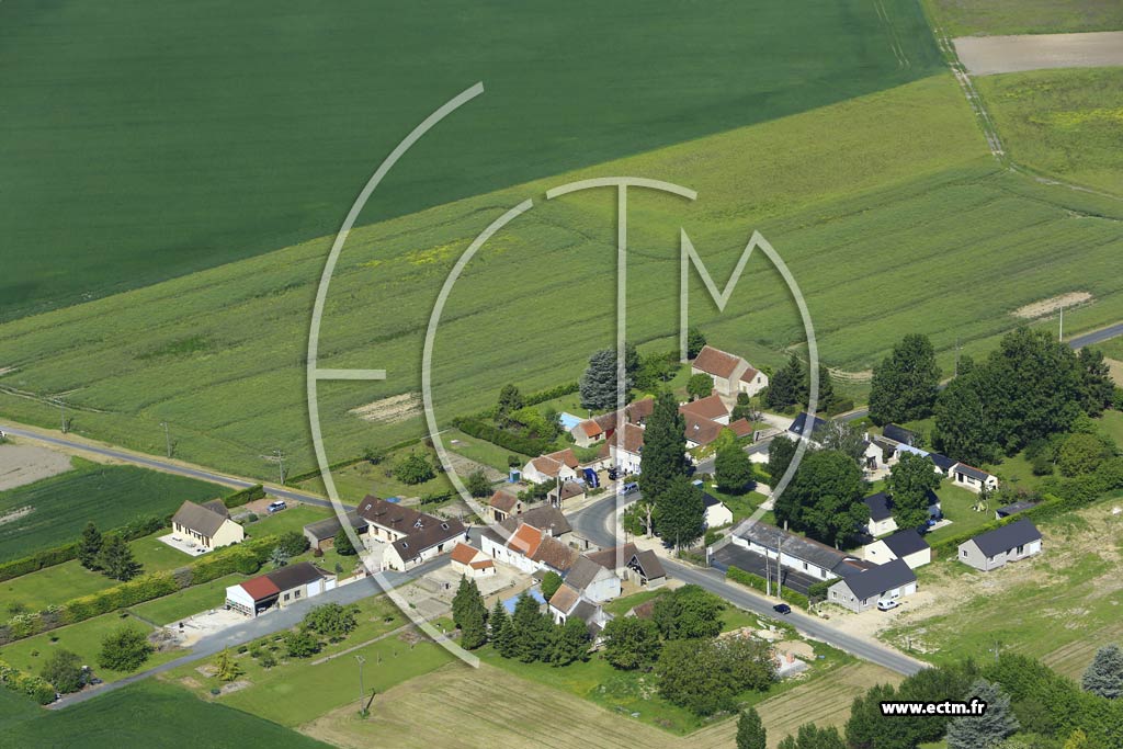 Photo arienne de Ingr (la Chaumette)