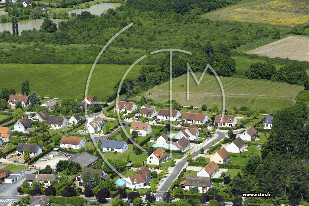 Photo arienne de Jouy-le-Potier